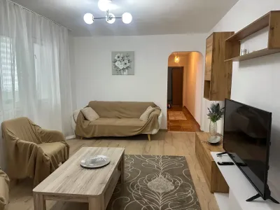 living mobilat cu televizor inchiriere apartament Sector 4 București
